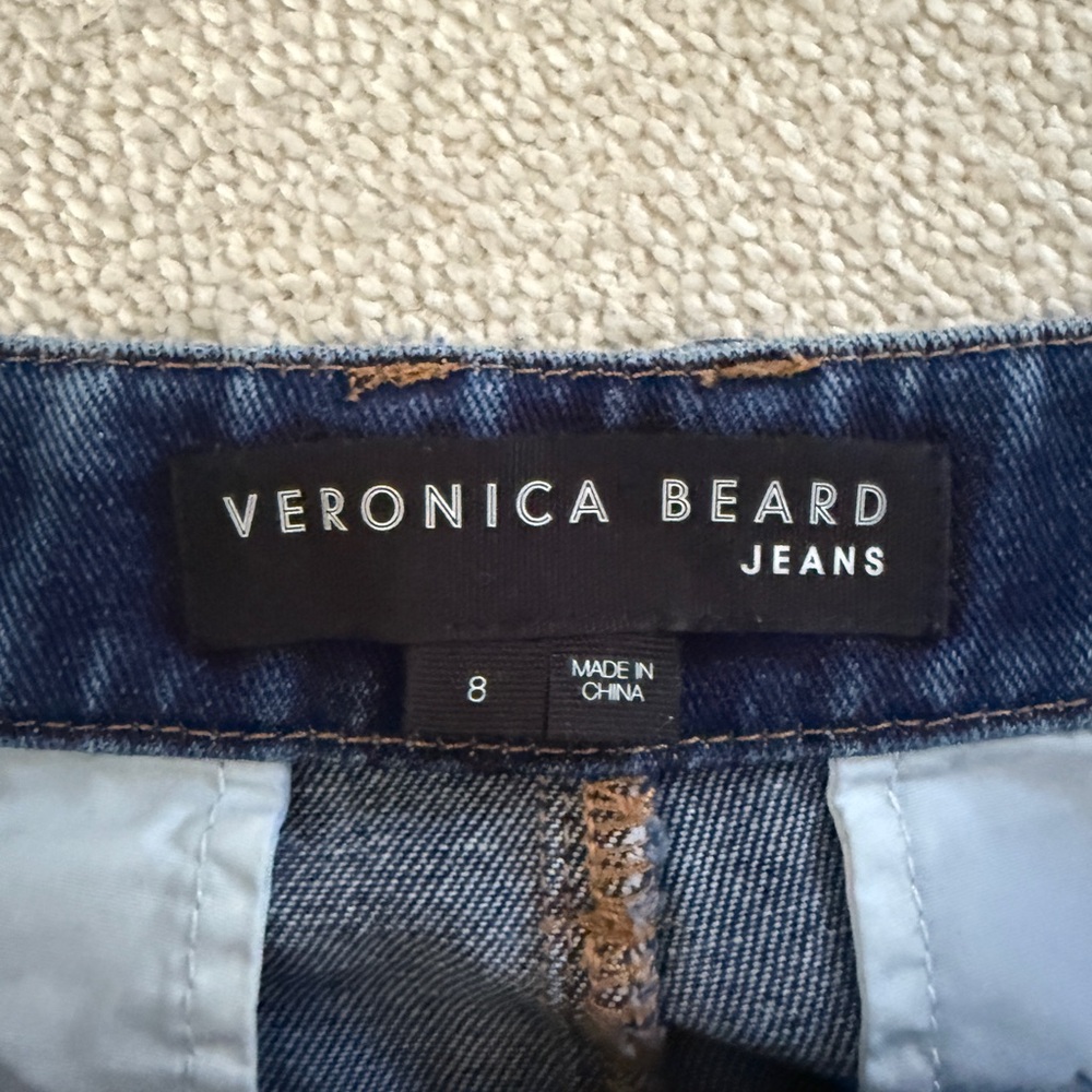 Veronica Beard Dark Blue Denim Skort - Picture 3 of 3
